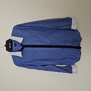 Ann taylor chambray blue work career top size xxl